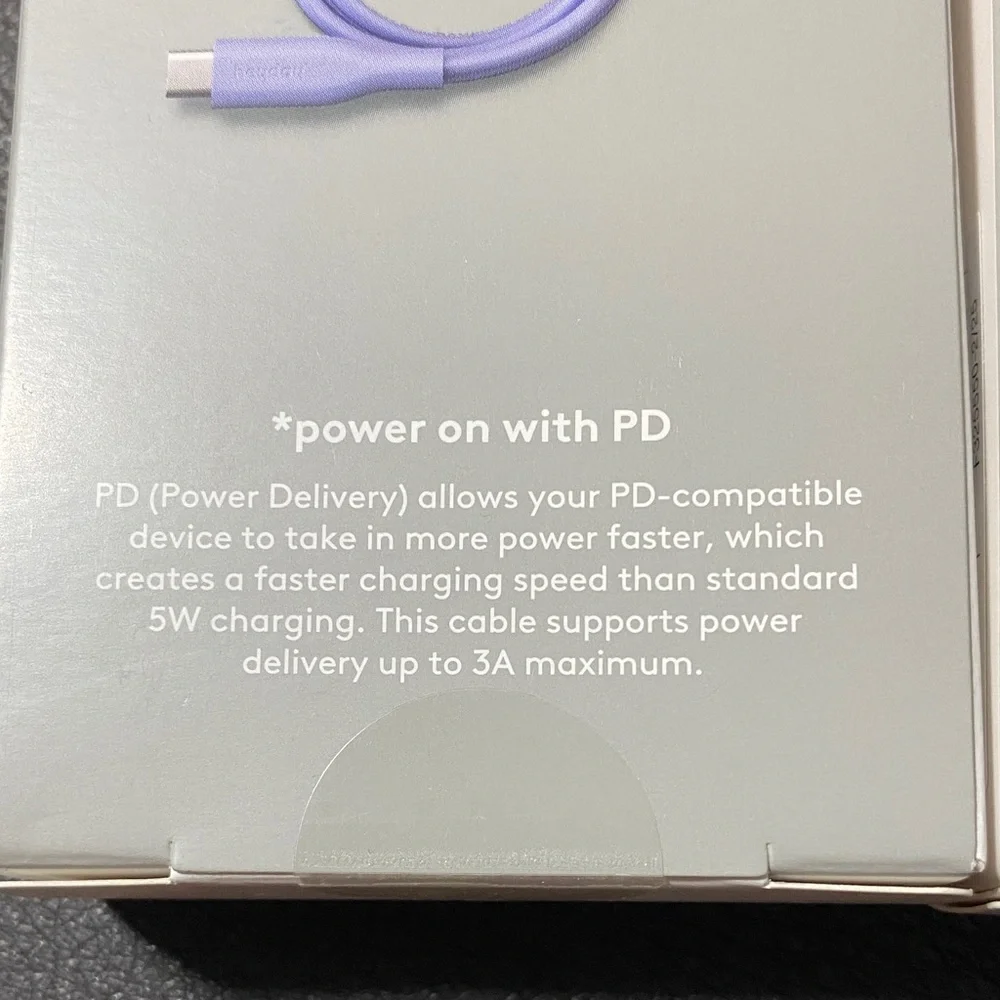 (Getting 2)Great Stocking Stuffers🎄🎄🎄Heyday Purple USB-C Charging Cable